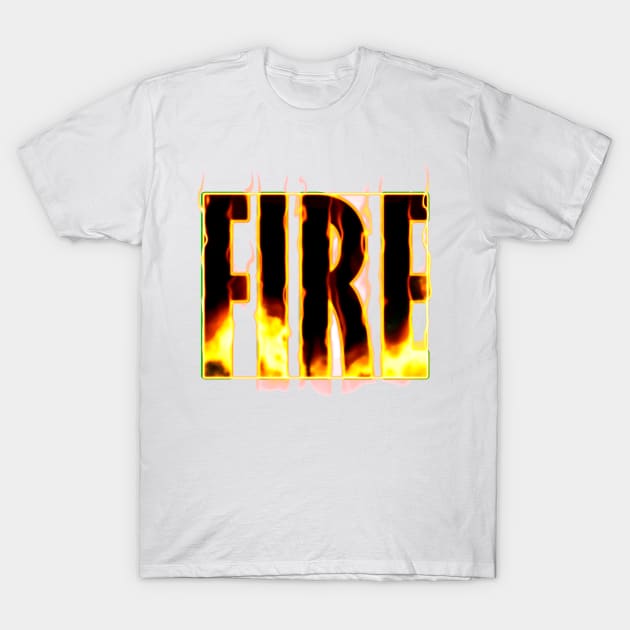 Fire T-Shirt by stefy